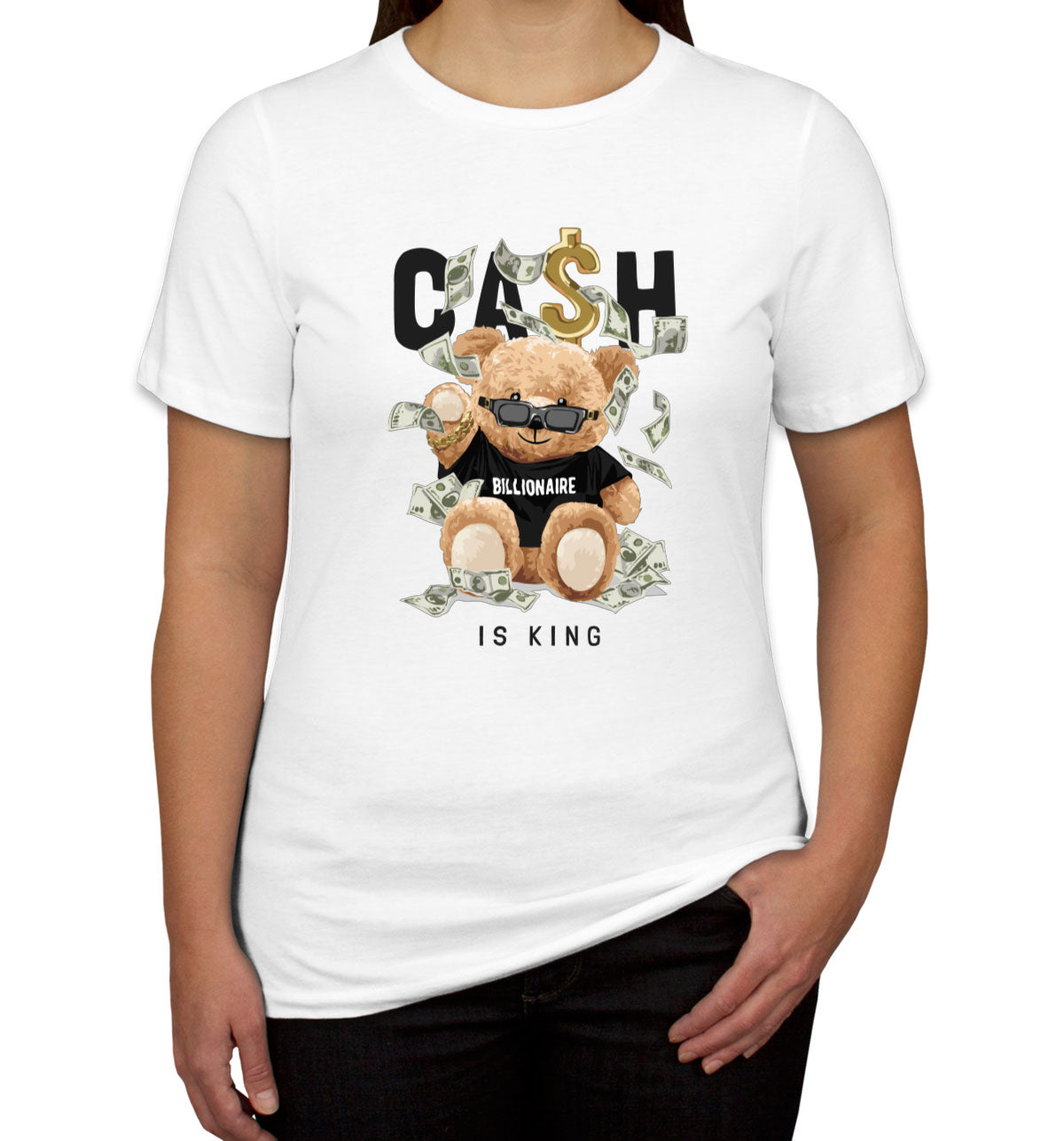 Teddy Bear Cash Billionaire Women's T-shirt