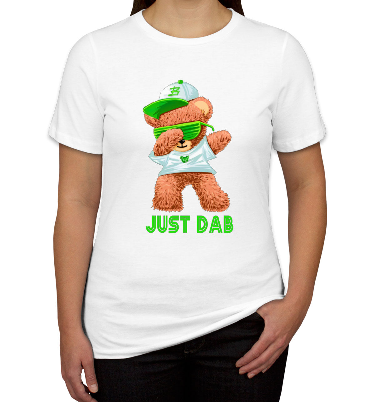 Dabbing Teddy Bear Just Dab Women's T-shirt