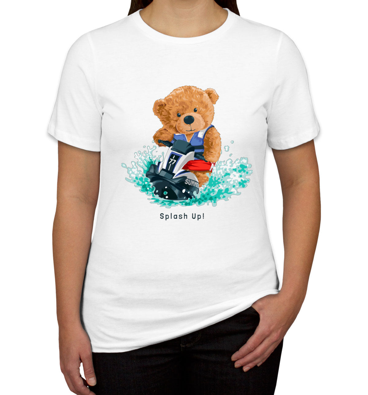 Teddy Bear Jet Ski Women's T-shirt