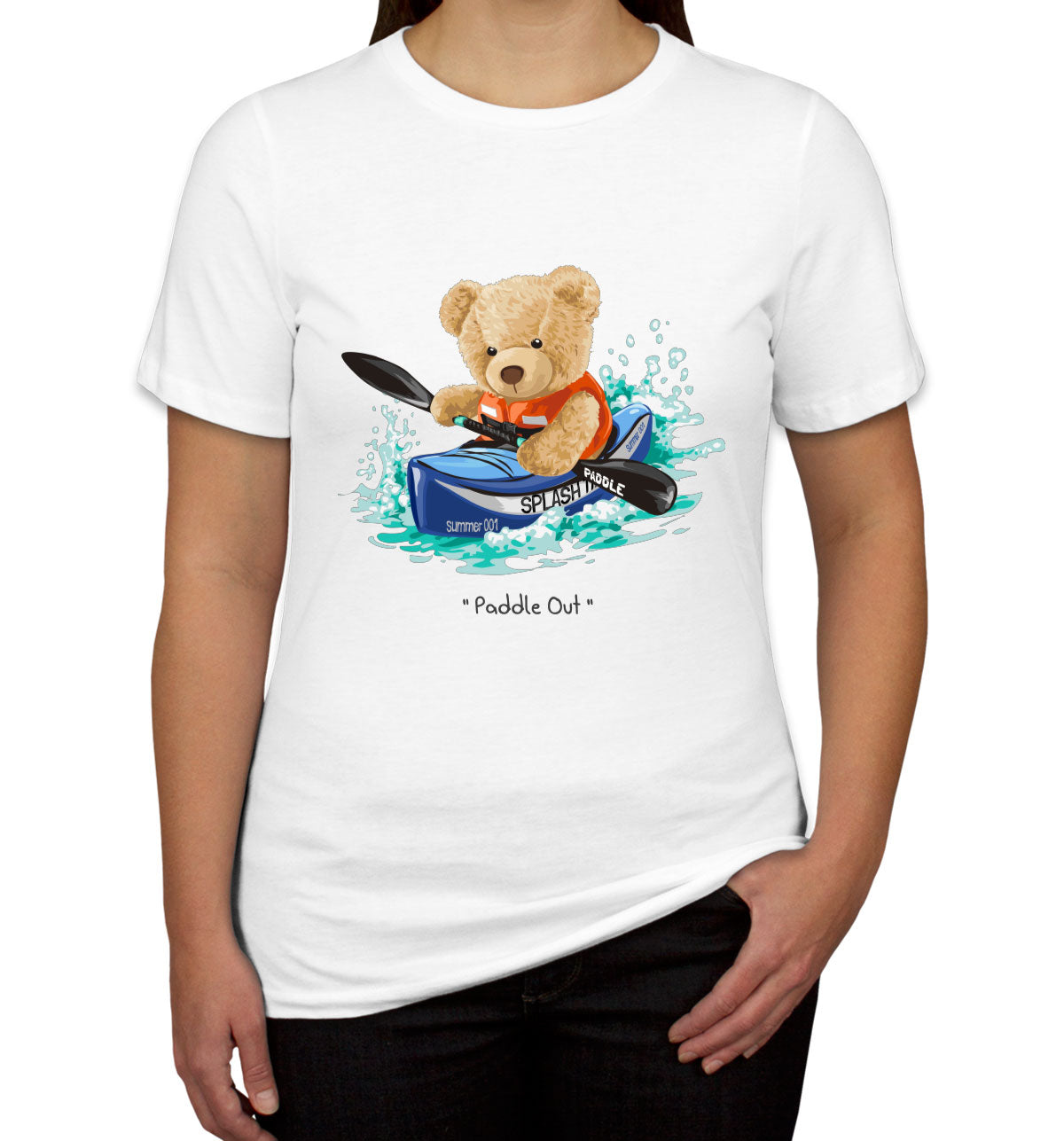 Teddy Bear Kayak Women's T-shirt