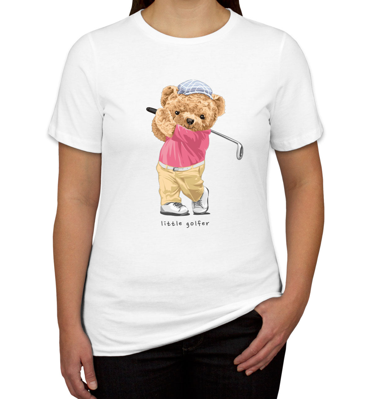 Teddy Bear Lil Golfer Women's T-shirt