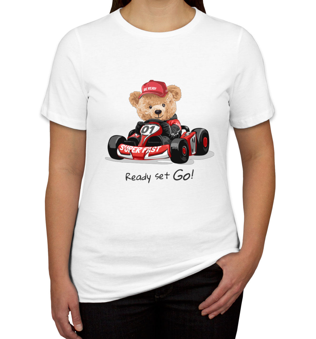 Teddy Bear Racer Women's T-shirt