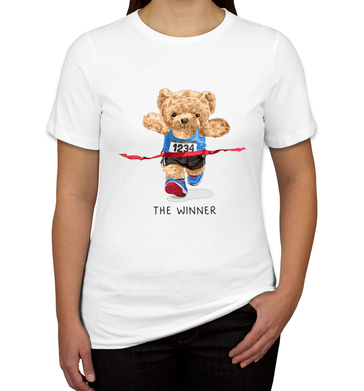 Teddy Bear Runner Women's T-shirt