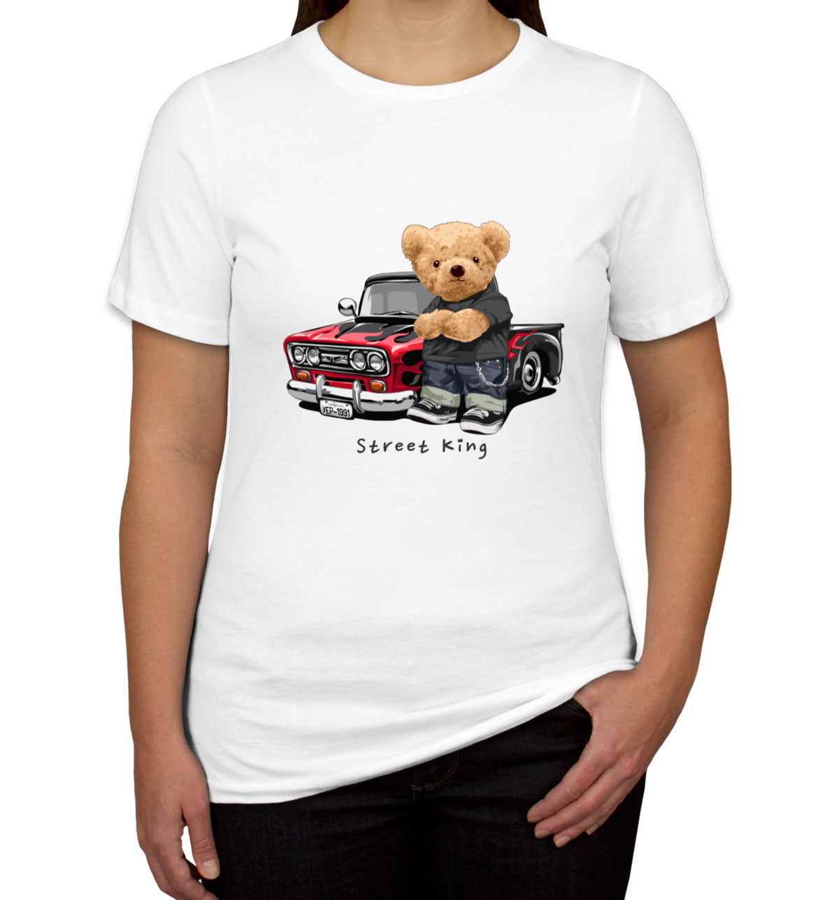 Teddy Bear Street King Women's T-shirt