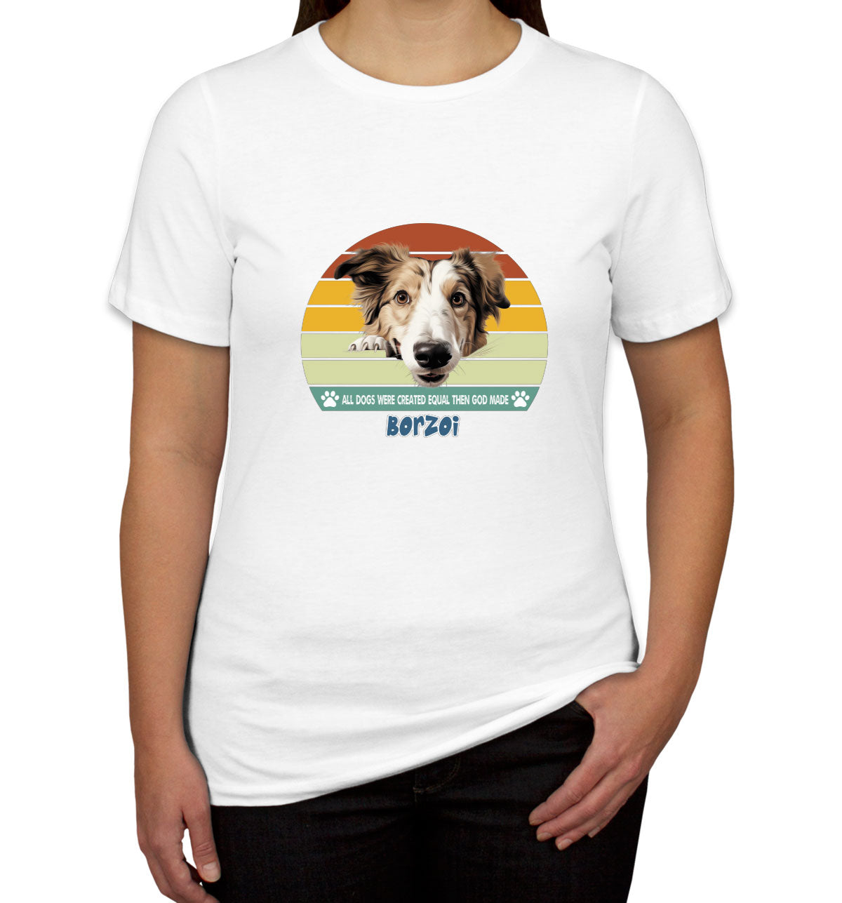 All Dogs Were Created Equal Borzoi Women's T-shirt