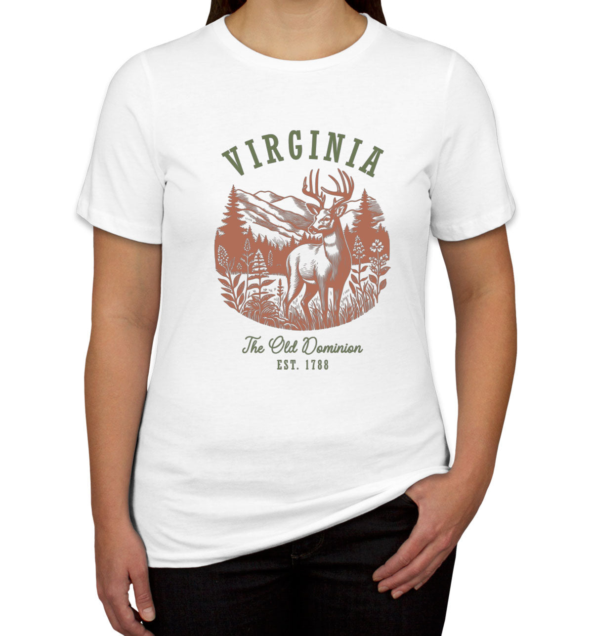 Virginia State Vintage Women's T-shirt
