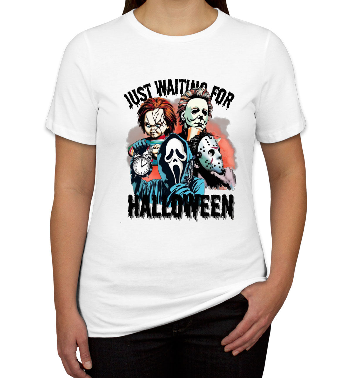 Just Waiting For Halloween Women's T-shirt