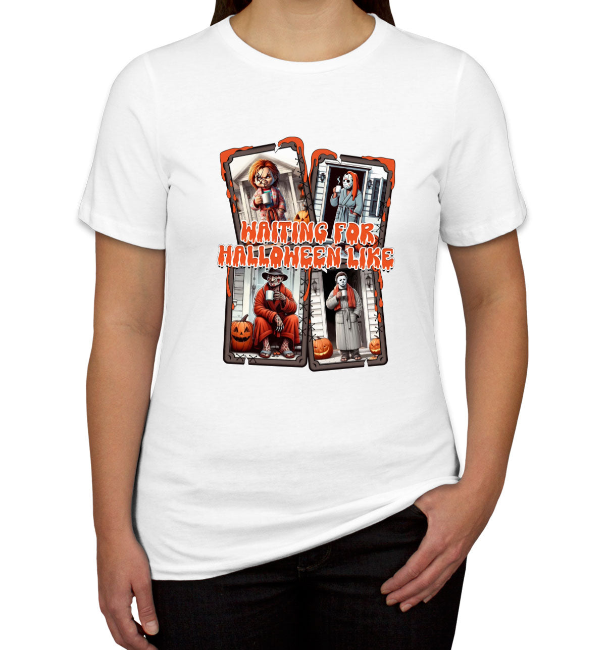 Waiting For Halloween Like Women's T-shirt