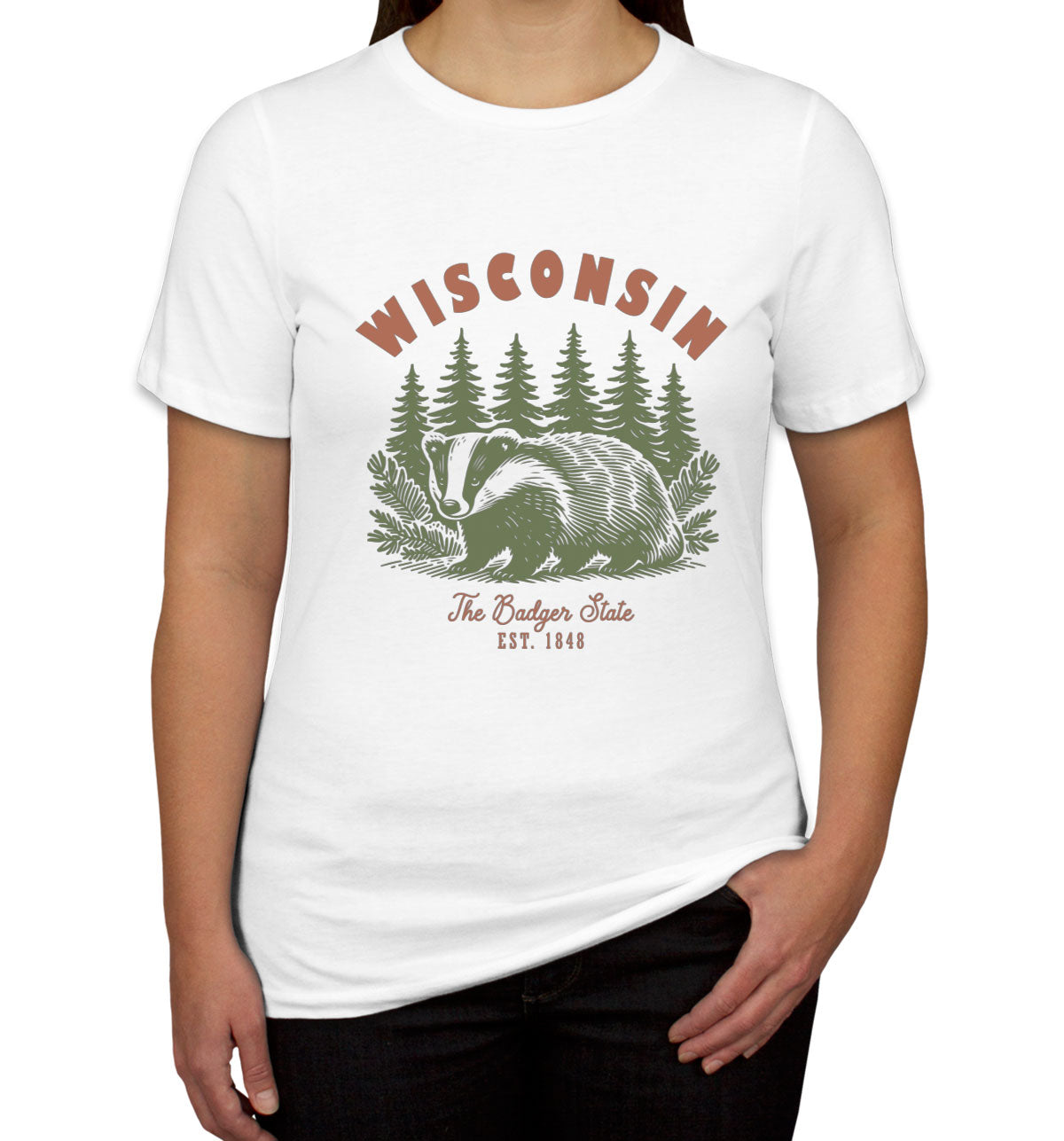 Wisconsin State Vintage Women's T-shirt