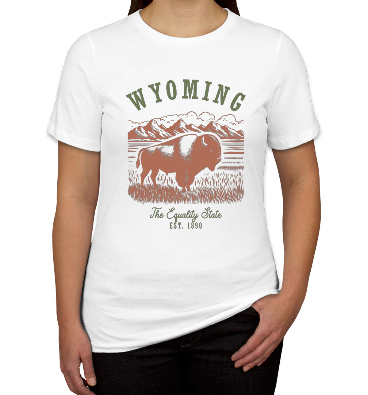 Wyoming State Vintage Women's T-shirt