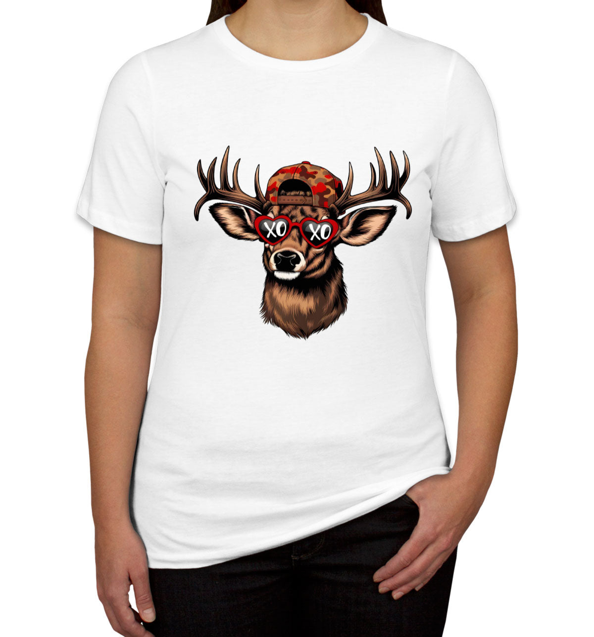 XOXO Deer Hunting Women's T-shirt