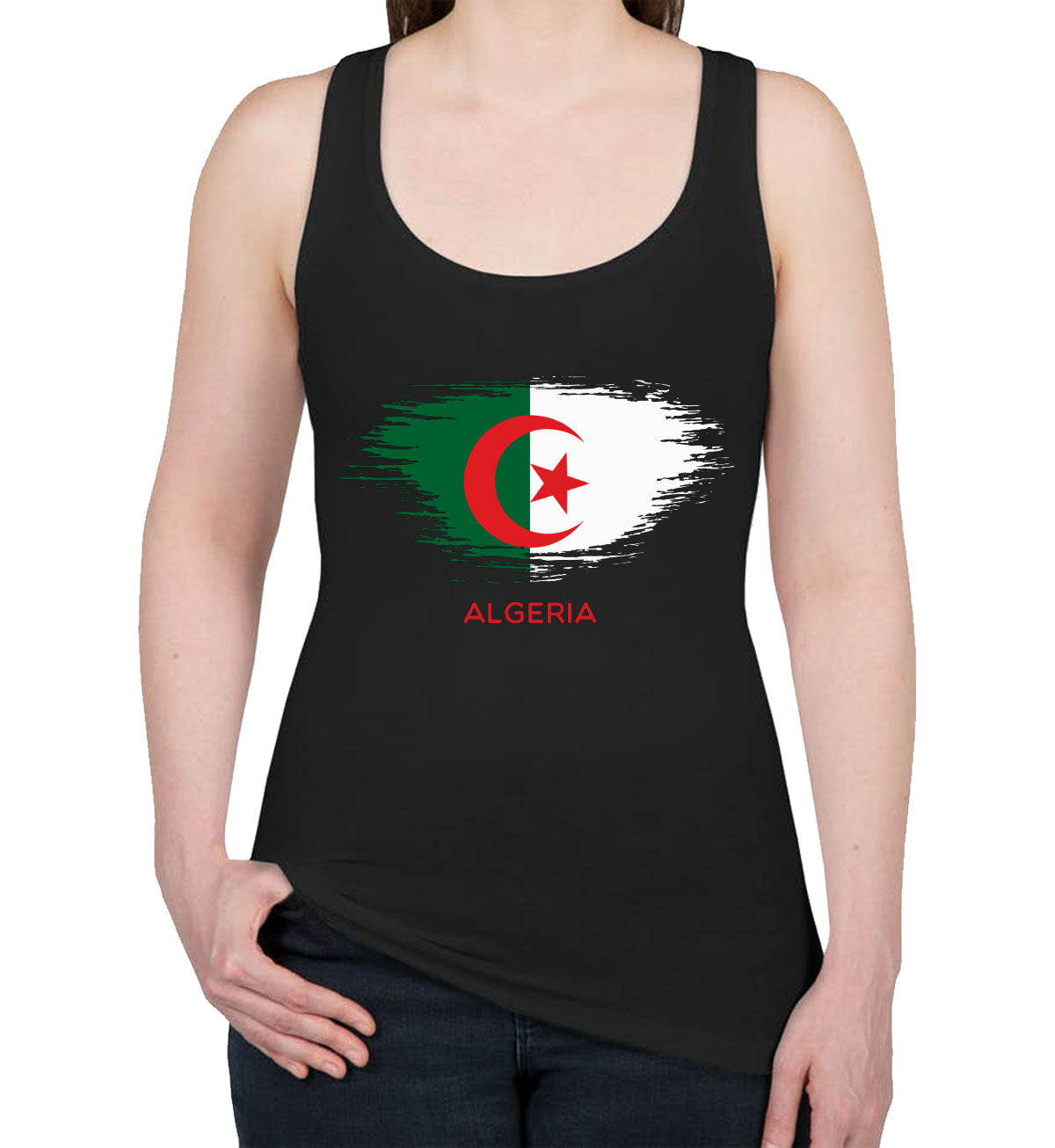 Algeria Flag Women's Racerback Tank Top