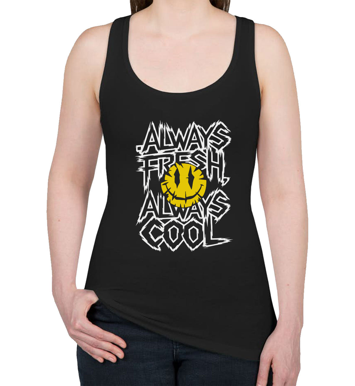 Always Fresh Always Cool Women's Racerback Tank Top