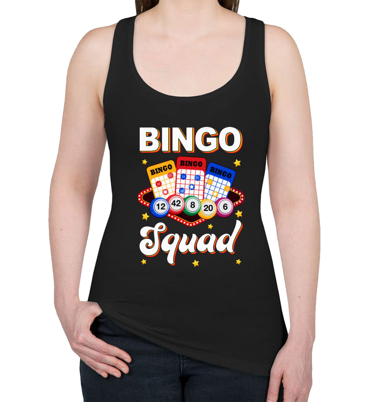 Bingo Squad Women's Racerback Tank Top