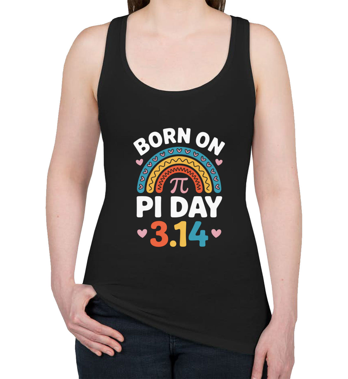 Born On Pi Day Women's Racerback Tank Top