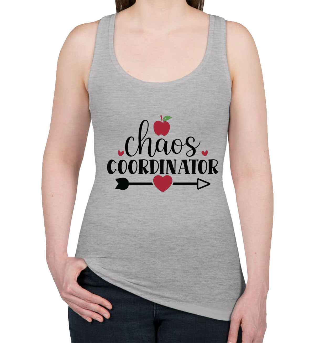 Chaos Coordinator Teacher Women's Racerback Tank Top