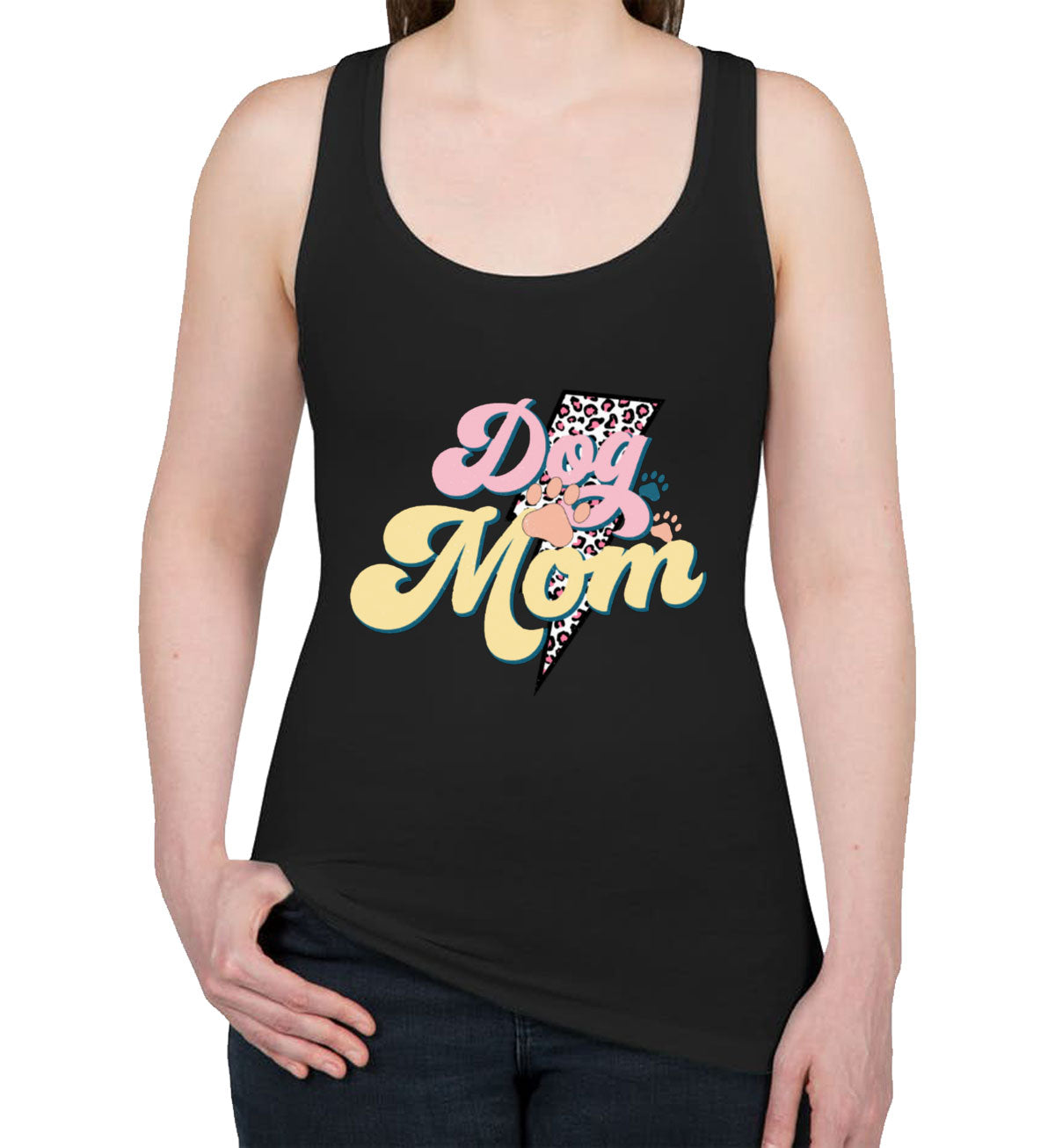 Dog Mom Mother's Day Women's Racerback Tank Top