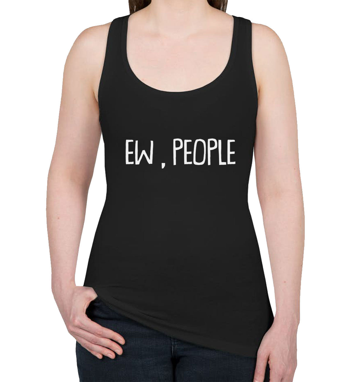 Ew People Women's Racerback Tank Top