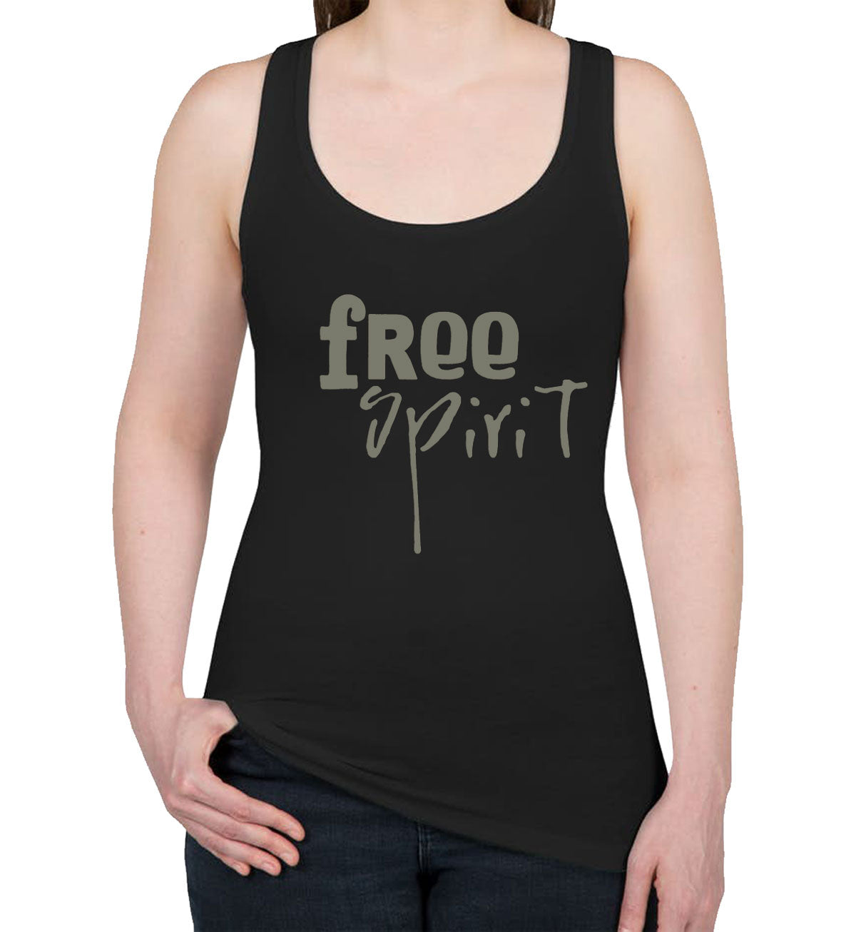 Free Spirit Women's Racerback Tank Top