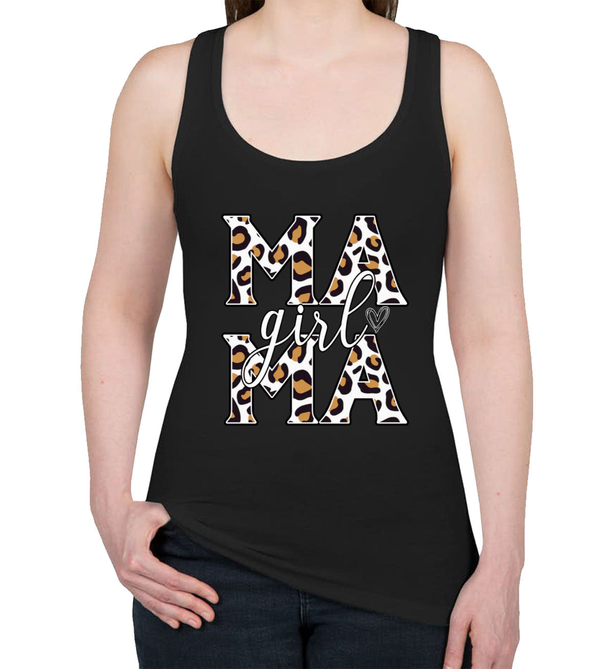 Girl Mama Mother's Day Women's Racerback Tank Top