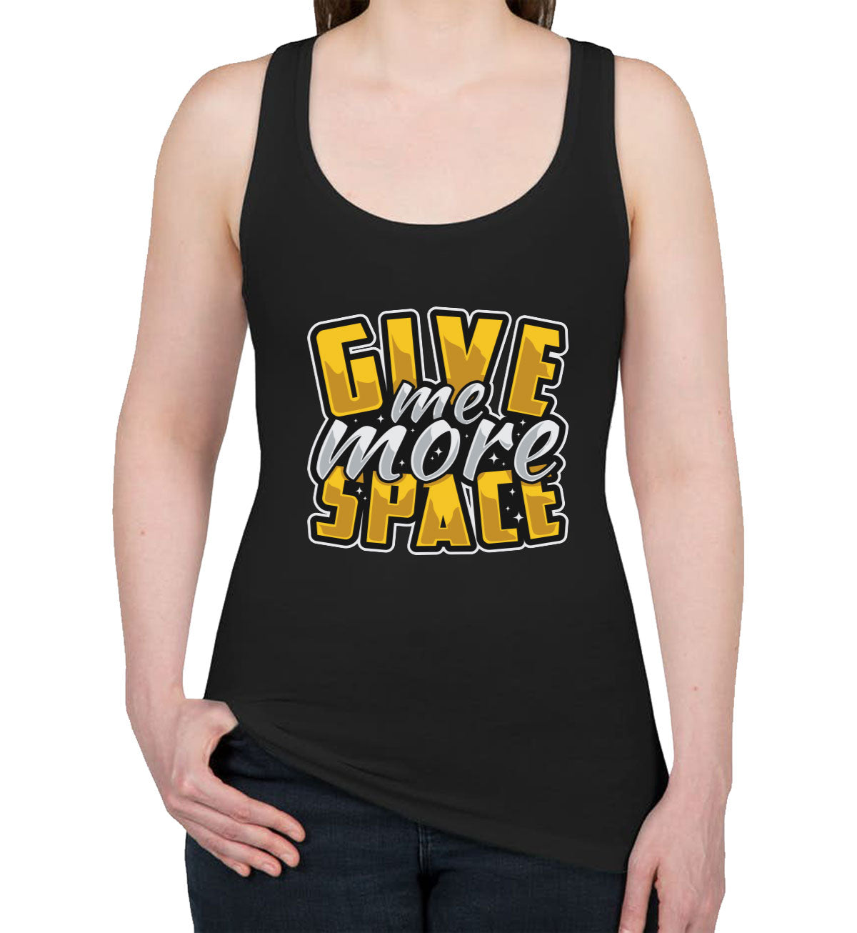 Give Me More Space Women's Racerback Tank Top