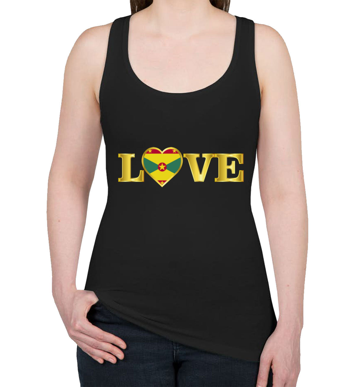 Grenada Love Women's Racerback Tank Top