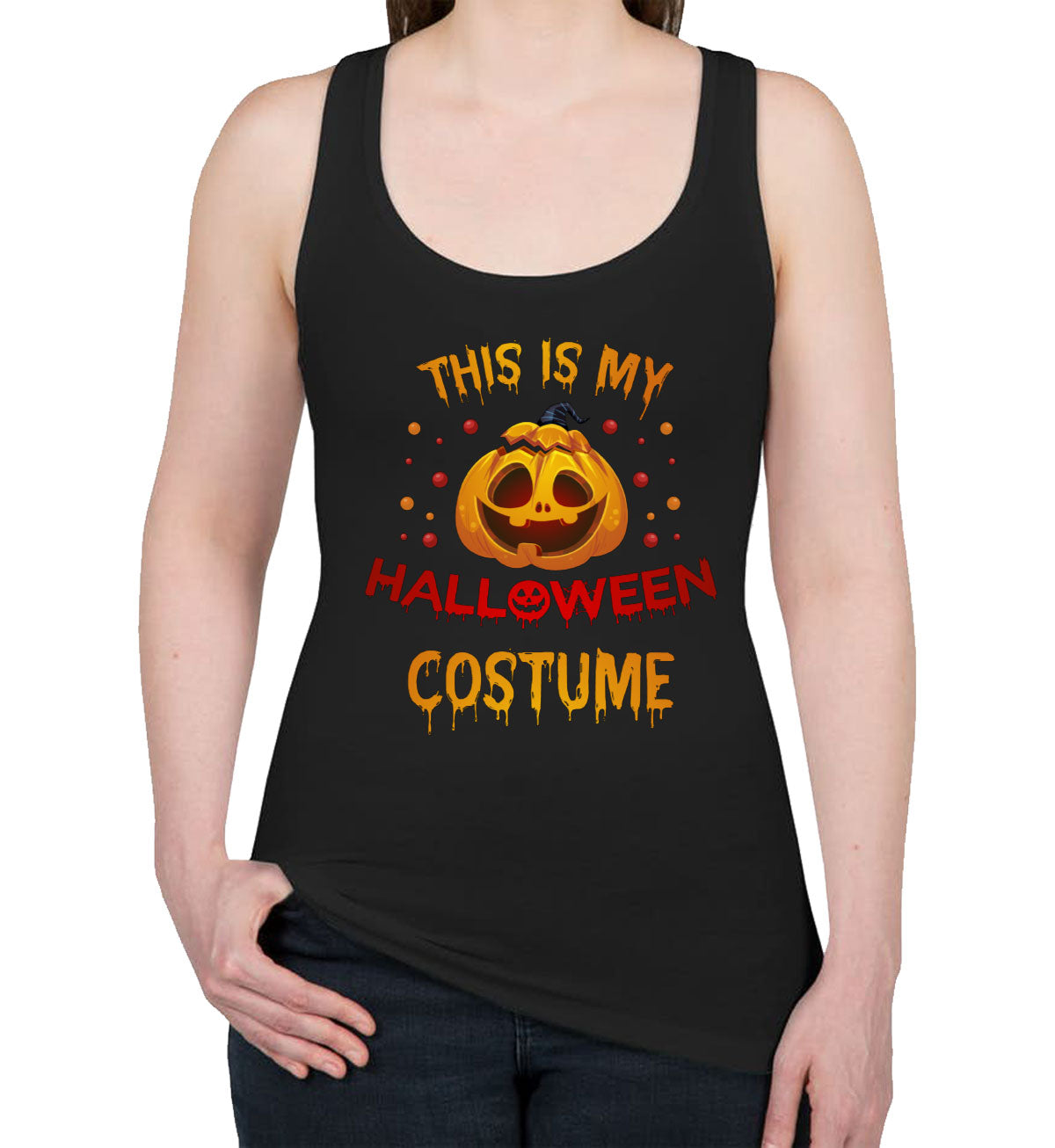 This Is My Halloween Costume Women's Racerback Tank Top