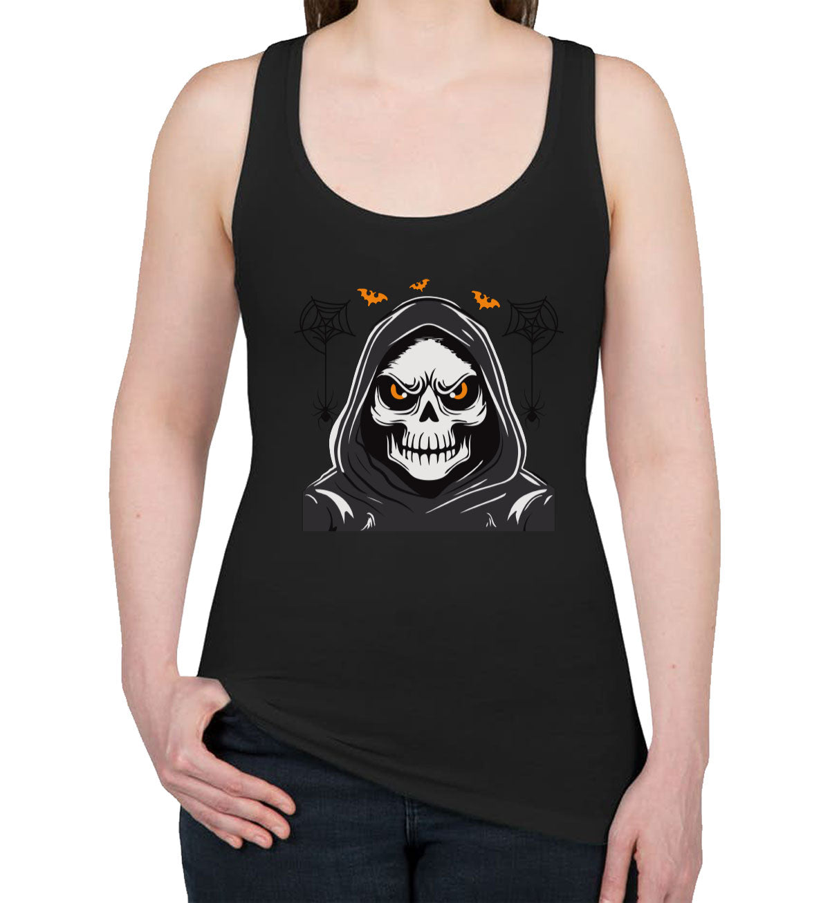 Skeleton Halloween Women's Racerback Tank Top