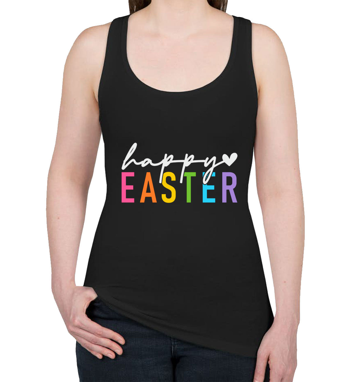 Happy Easter Women's Racerback Tank Top