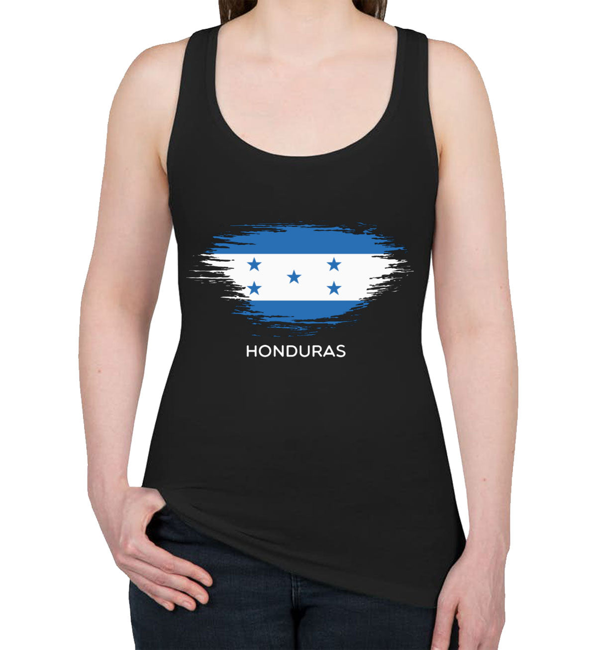 Honduras Flag Women's Racerback Tank Top