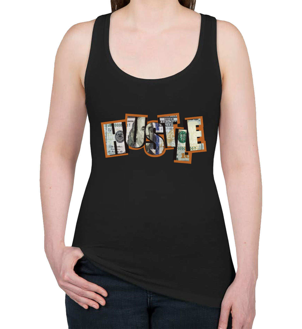 Hustle Money Women's Racerback Tank Top