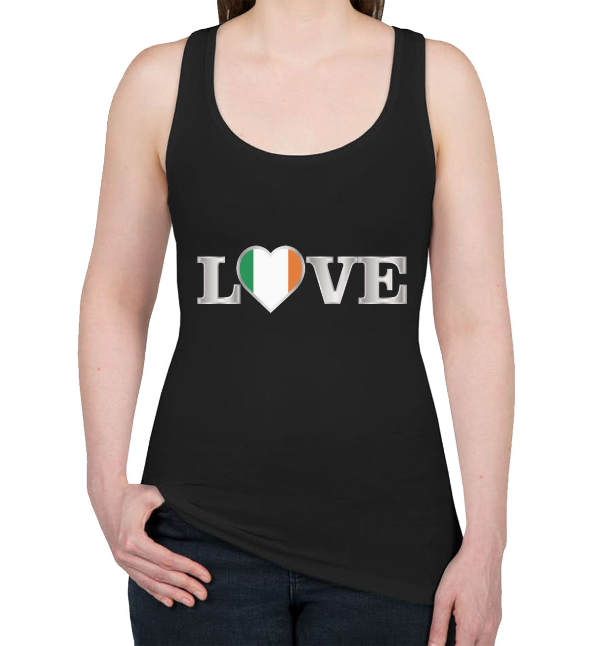 Ireland Love Women's Racerback Tank Top