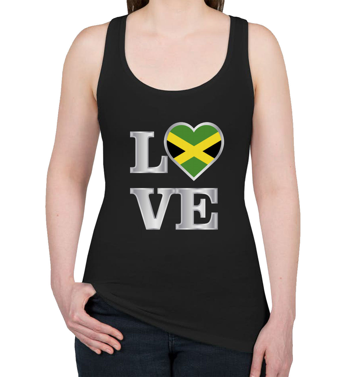 Jamaica Love Women's Racerback Tank Top