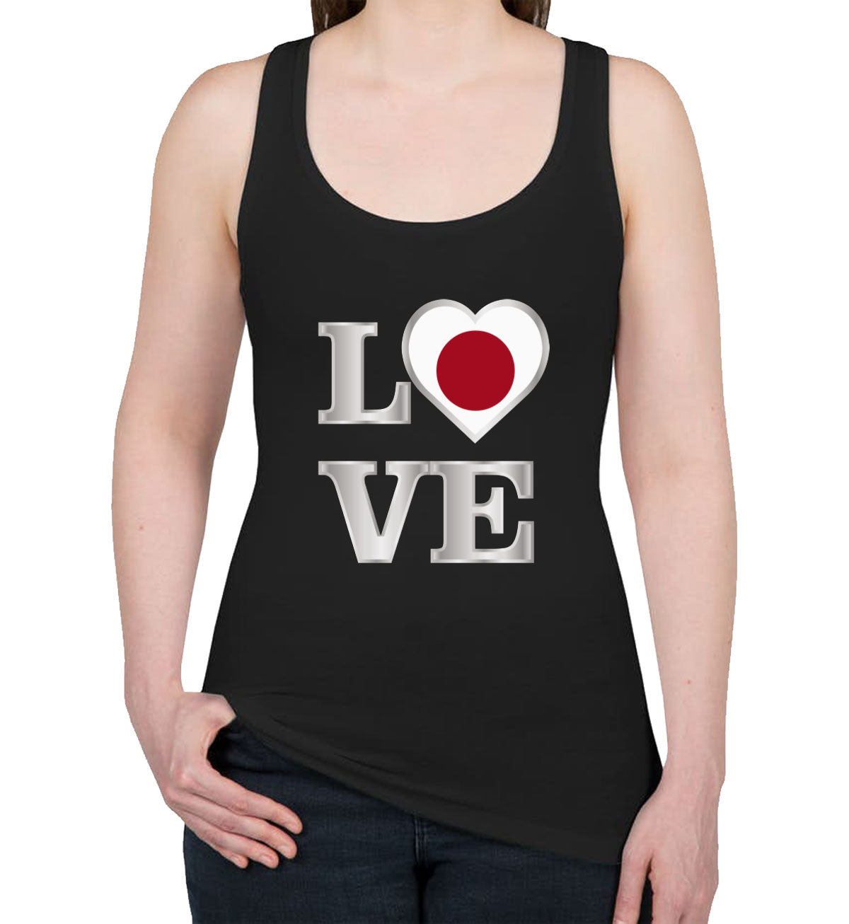 Japan Love Women's Racerback Tank Top