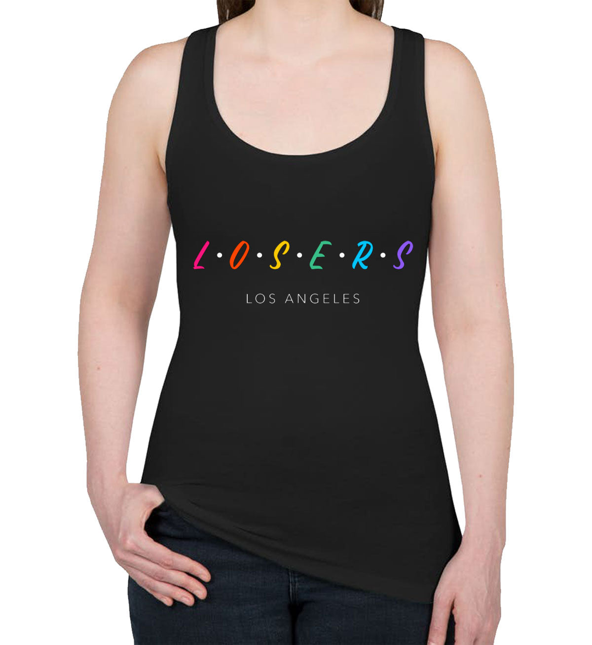 Losers Los Angeles Women's Racerback Tank Top