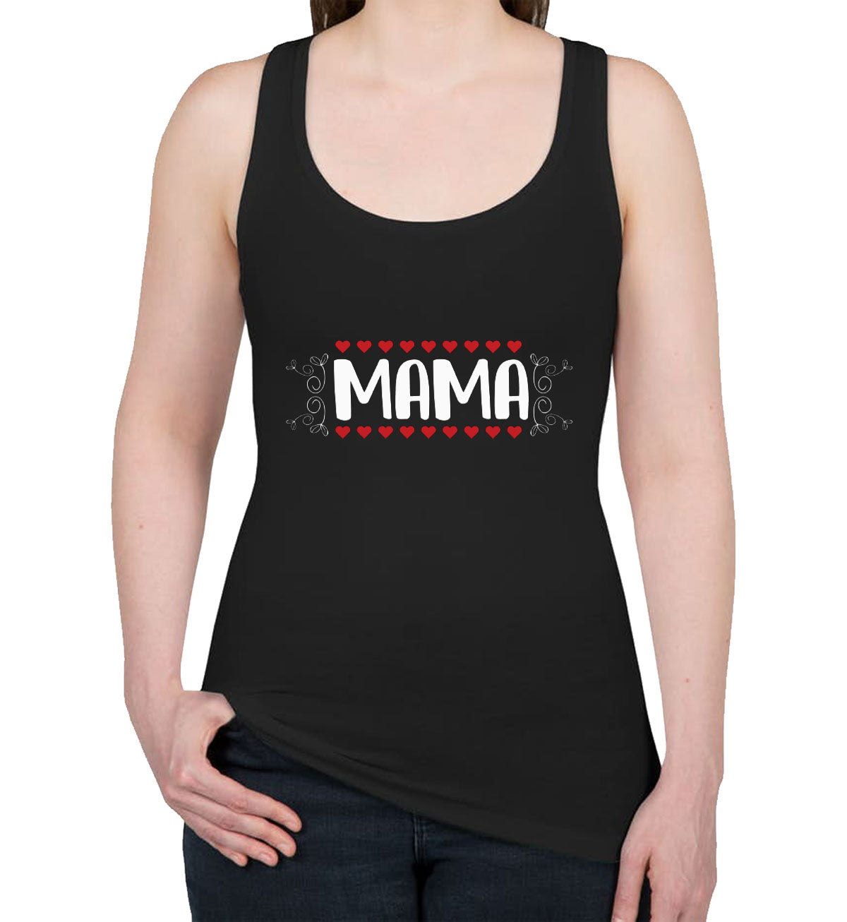 Mama Mother's Day Women's Racerback Tank Top