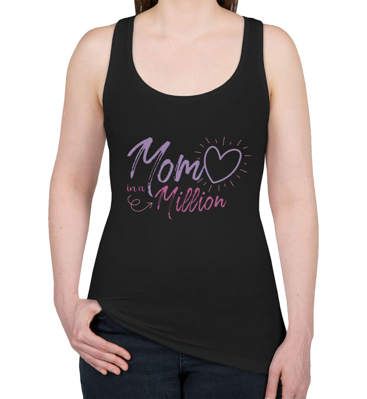 Mom In A Million Women's Racerback Tank Top