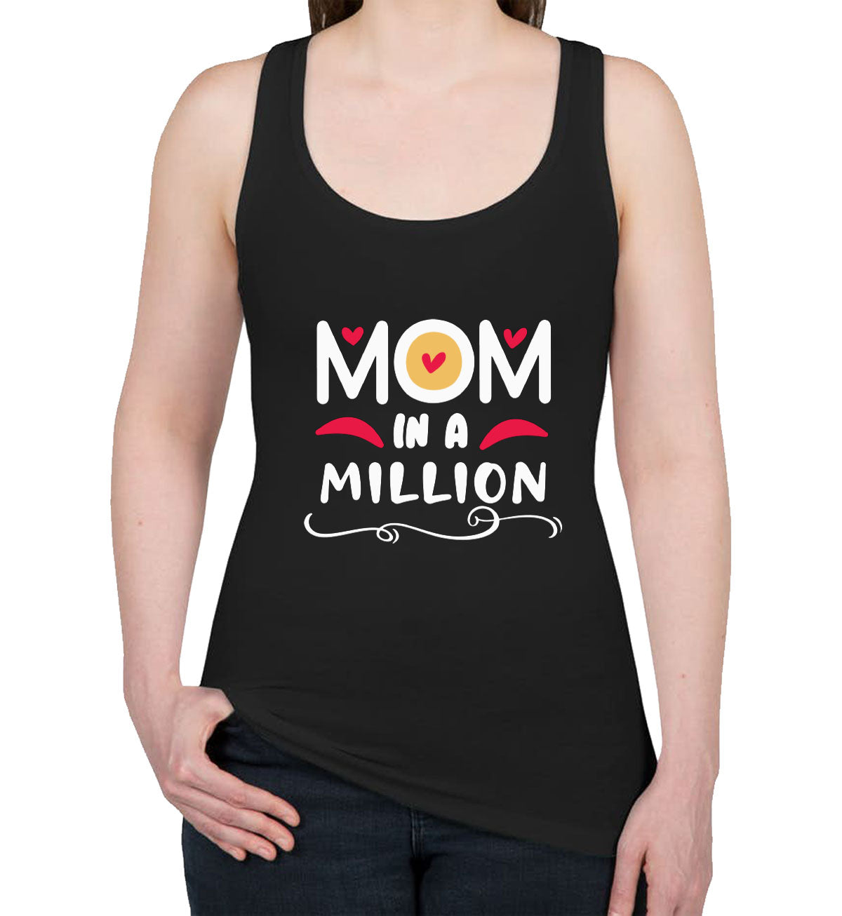 Mom In A Million Women's Racerback Tank Top