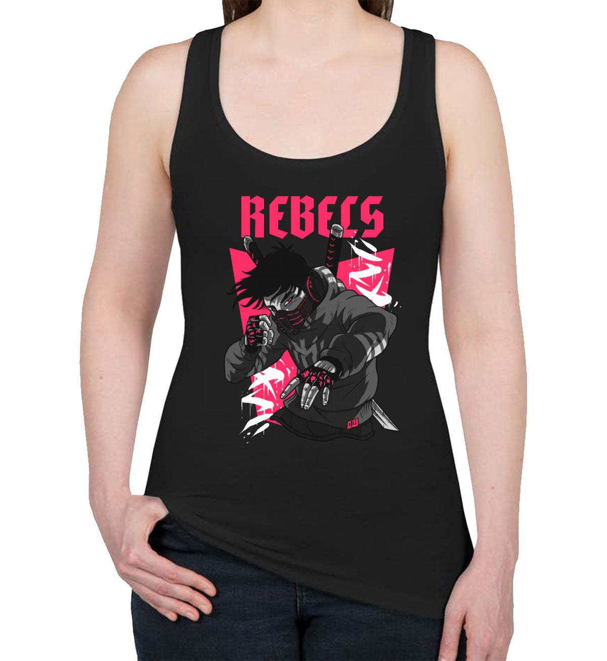 Rebels Anime Women's Racerback Tank Top