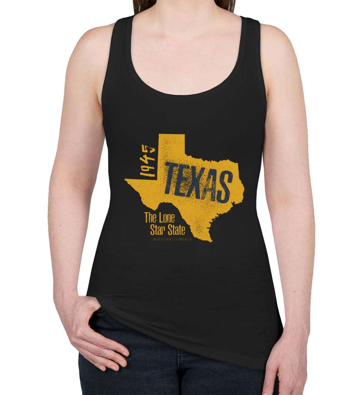 Texas The Lone Star State Women's Racerback Tank Top