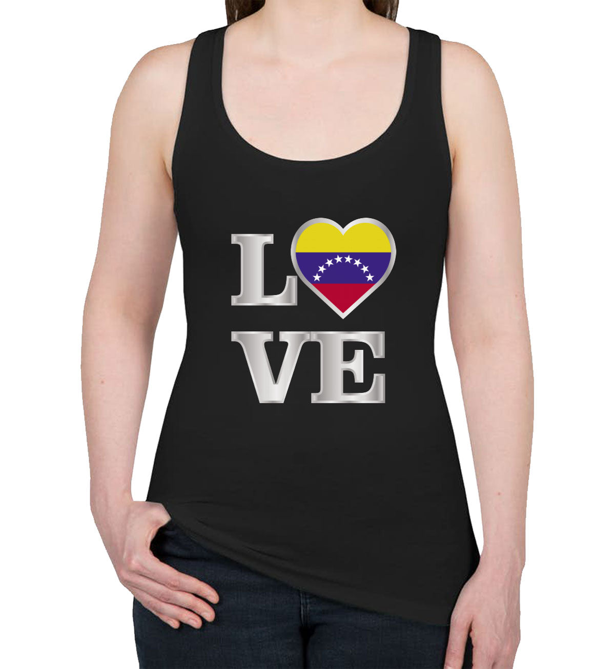 Venezuela Love Women's Racerback Tank Top