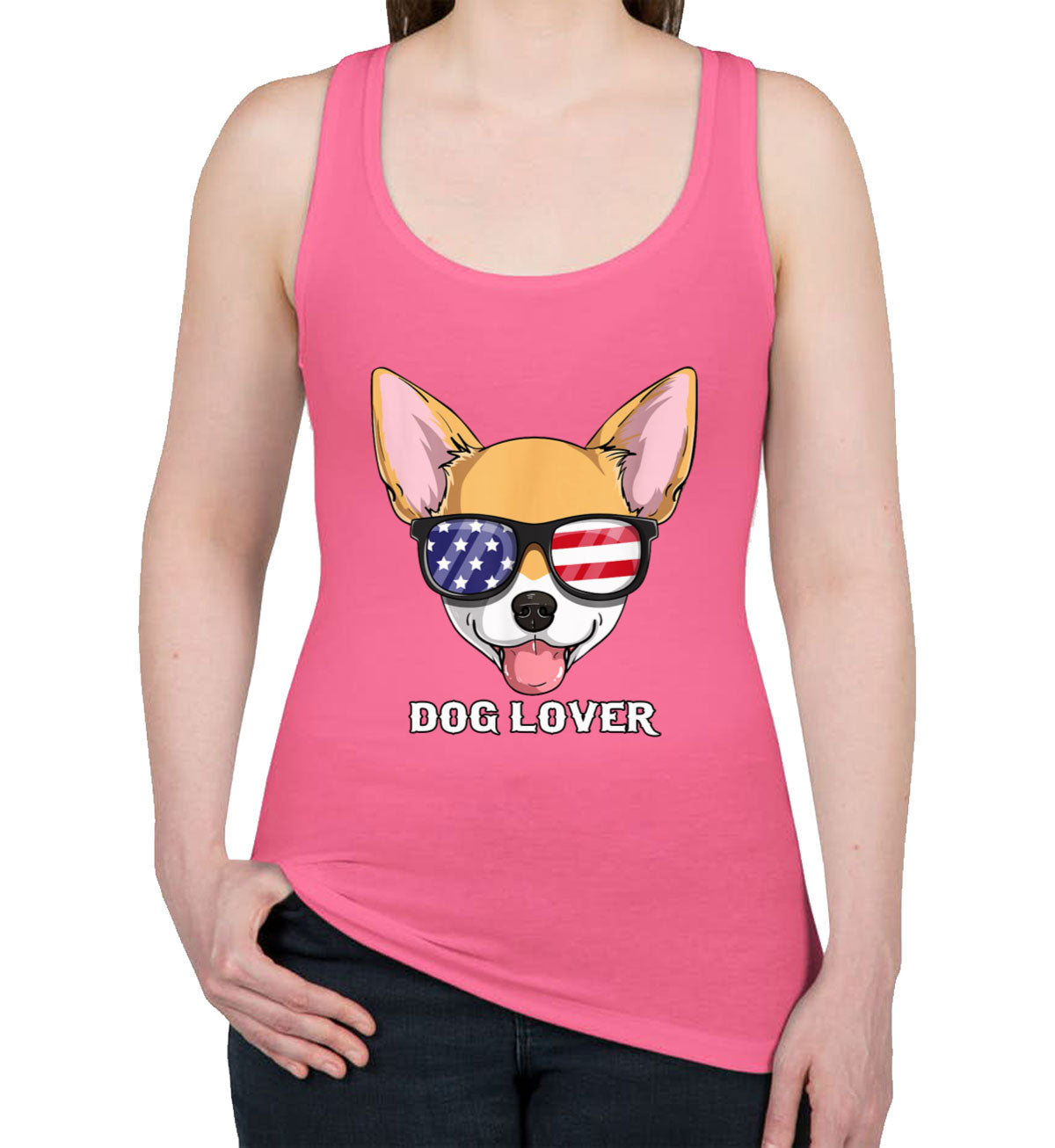 Chihuahua Dog Lover Women's Racerback Tank Top