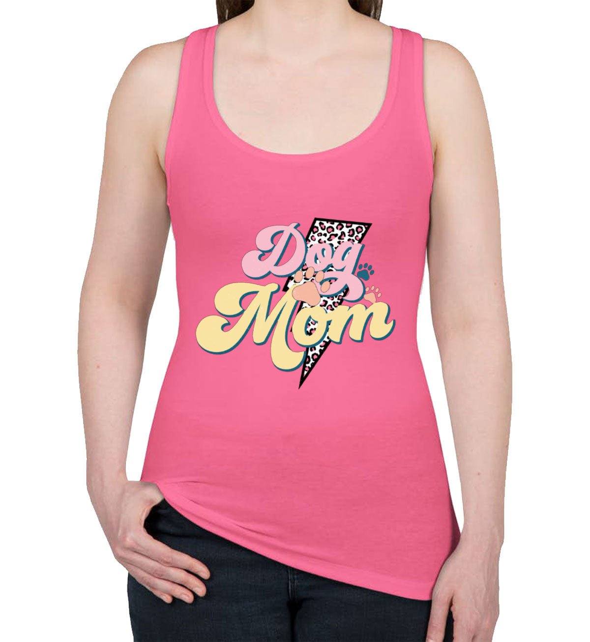 Dog Mom Mother's Day Women's Racerback Tank Top