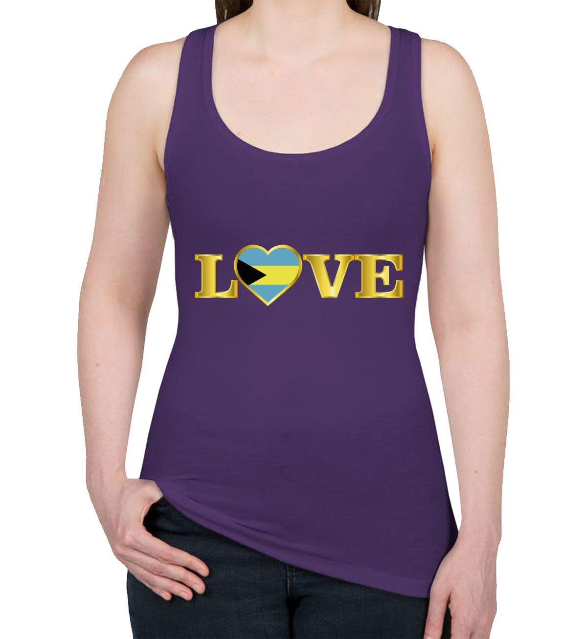 Bahamas Love Women's Racerback Tank Top