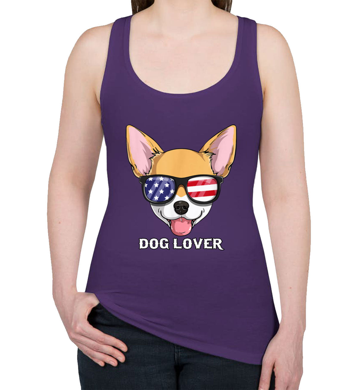 Chihuahua Dog Lover Women's Racerback Tank Top