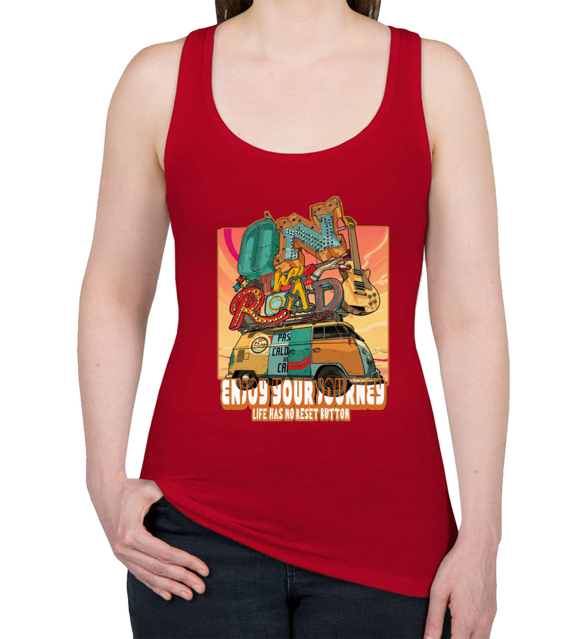 Vintage Van Women's Racerback Tank Top