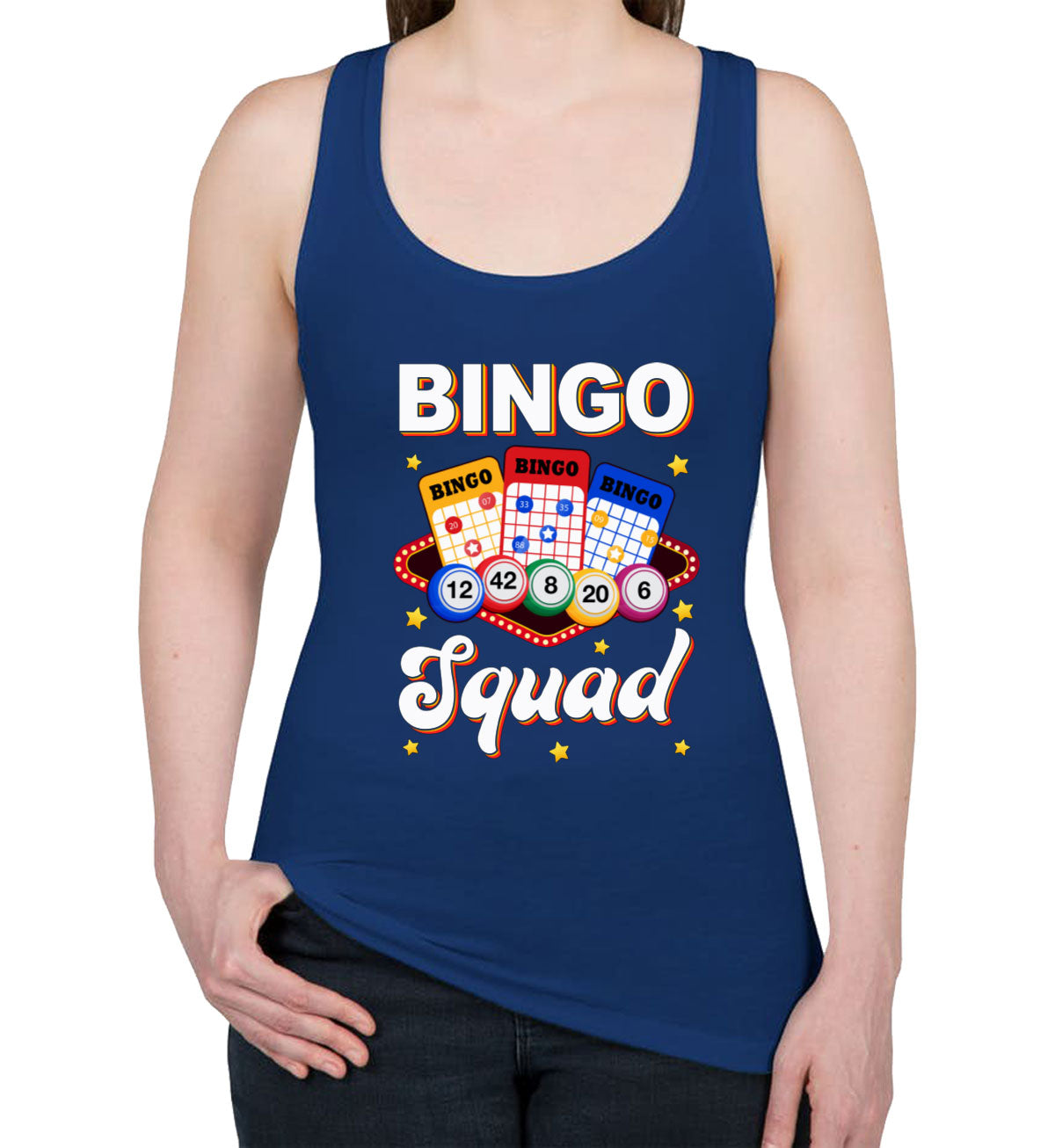 Bingo Squad Women's Racerback Tank Top