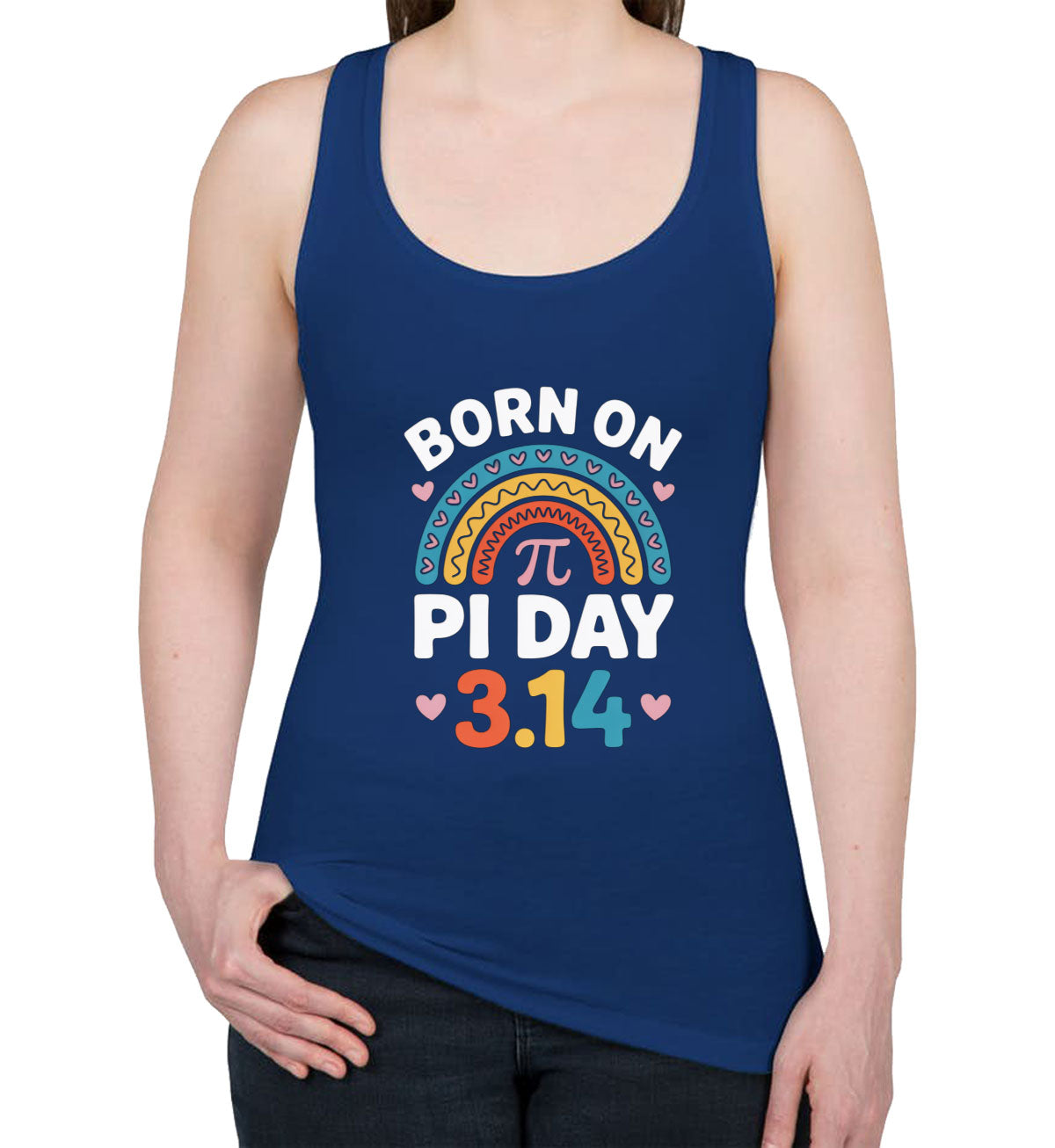 Born On Pi Day Women's Racerback Tank Top