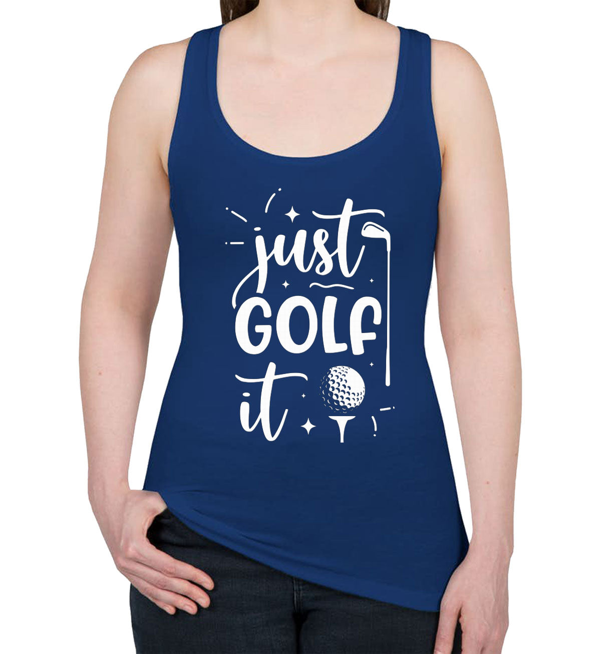 Just Golf It Women's Racerback Tank Top