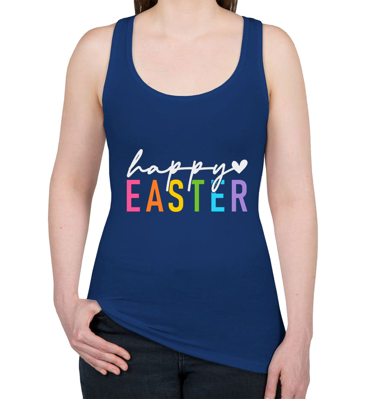 Happy Easter Women's Racerback Tank Top